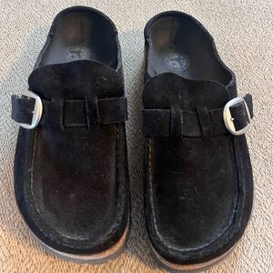 Birkenstock Buckley Suede Leather Clog size
36 Black